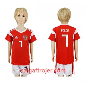 Rusland Fodboldtrøjer Poloz 7 Børn Hjemmebanesæt VM 2018